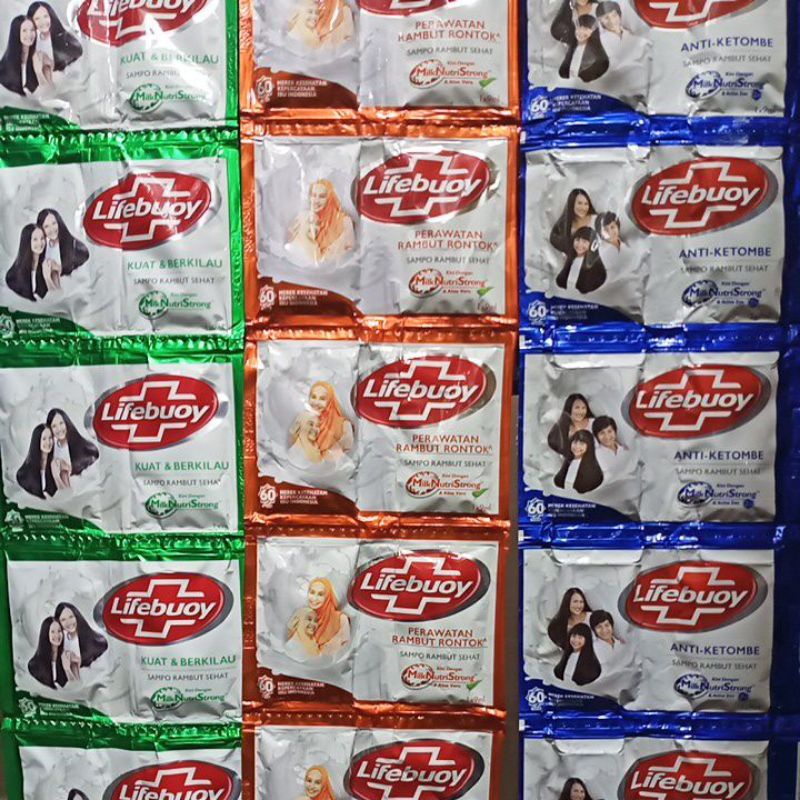 Jual Lifebuoy Shampo Shampoo 1 Renceng Isi 12 Pasang 24 Sachet Shopee