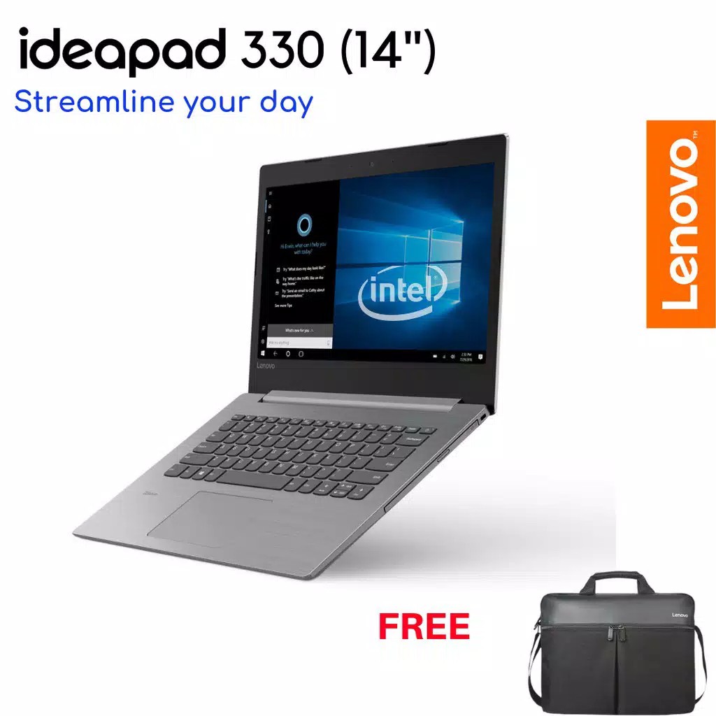 Jual Lenovo Ideapad 330 14igm B9id Celeron N3867u Win10 4gb 1tb 14 Hd Intel Integrated 6209