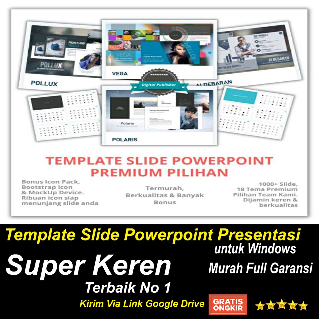 Jual Template Slide Powerpoint Presentasi Super Keren Termurah | Shopee