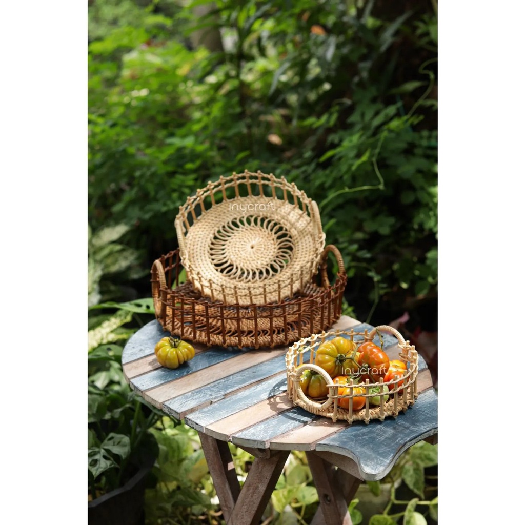 Jual Tray rotan INA/ 20cm / 15cm | Shopee Indonesia
