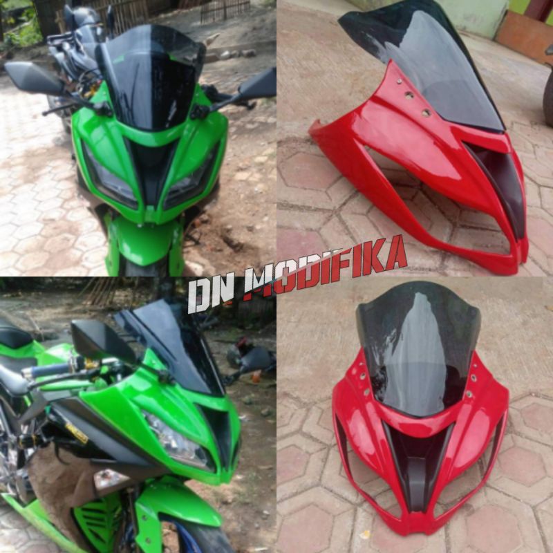 Jual kedok ZX Ninja 250Fi Topeng ZX Ninja 250FI Tameng depan