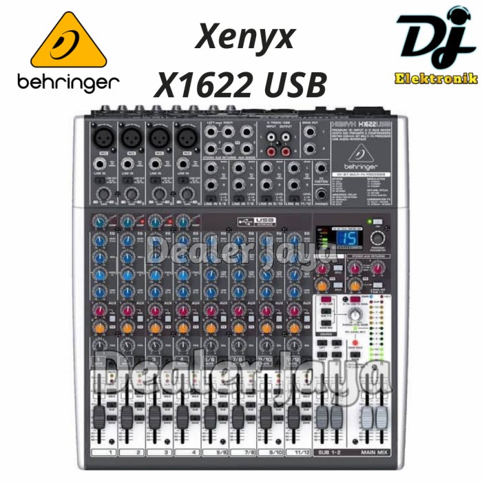 Jual Mixer Analog Behringer Xenyx X 1622 USB / X1622USB 12 channel