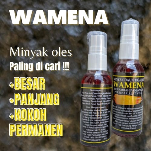 Jual [ Cod] Minyak Wamena Cap Daun Tiga Jari Wamena Oil Wamena