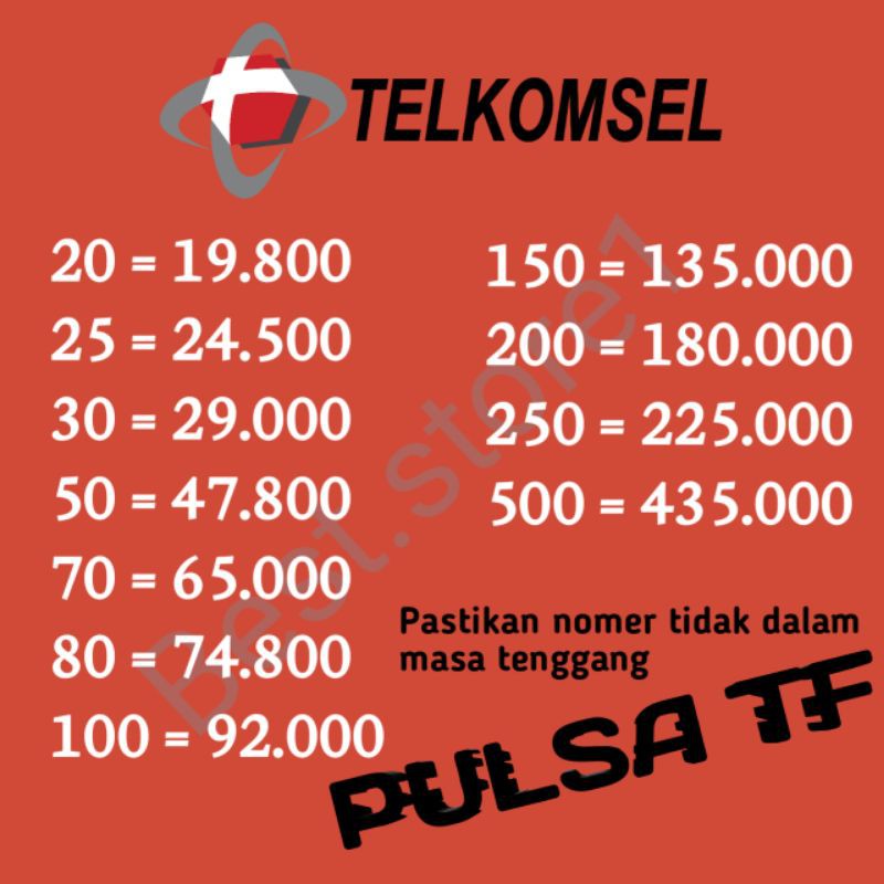 PROMO Pulsa Transfer Telkomsel Murah Perdana
