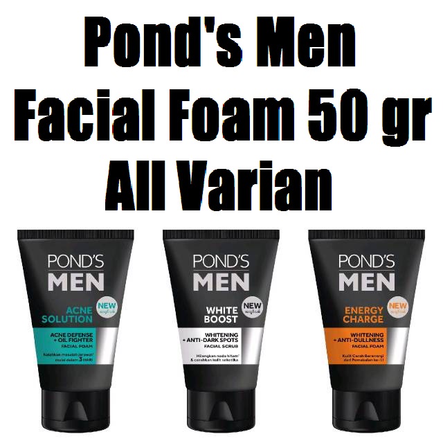 Jual Ponds Men Facial Foam Gr All Varian Pond S Men Gr Uni