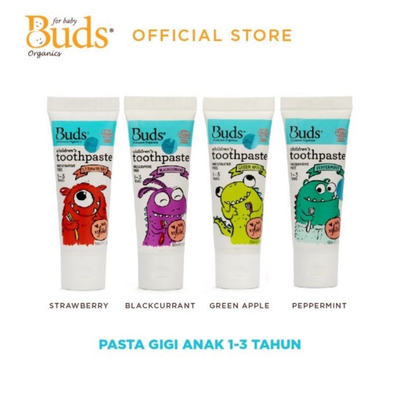 Buds Toothpaste with Xylitol 50ml