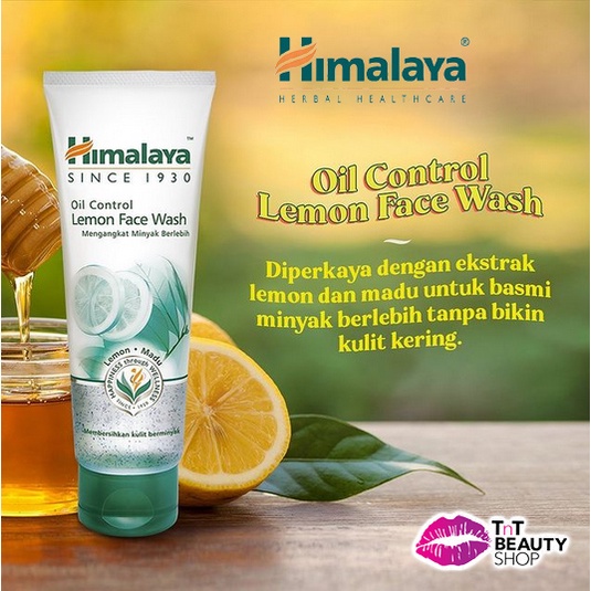 Jual Himalaya Oil Control Lemon Face Wash 50ml 100ml Shopee Indonesia