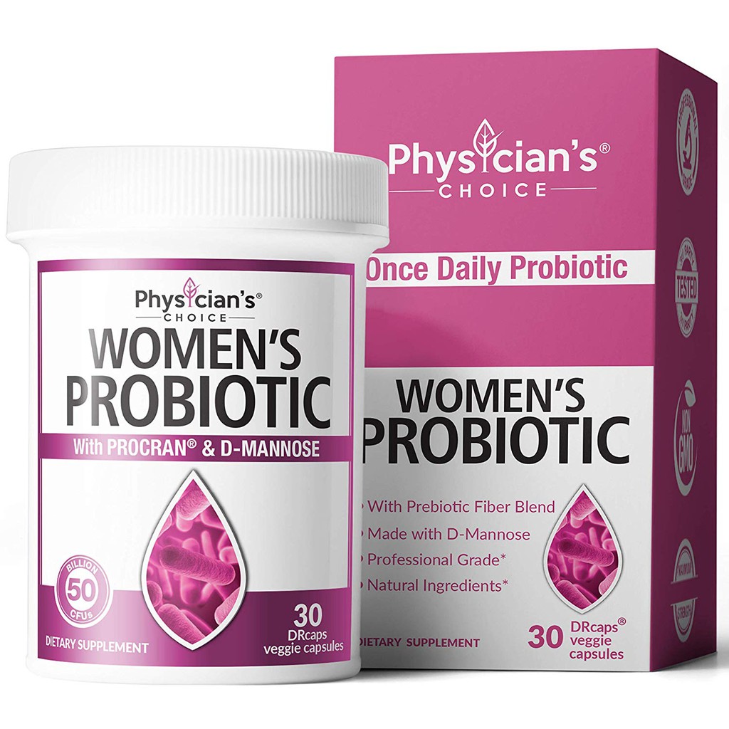 Jual Probiotic & Prebiotic Physician Choice For Women 50 Billion CFU ...