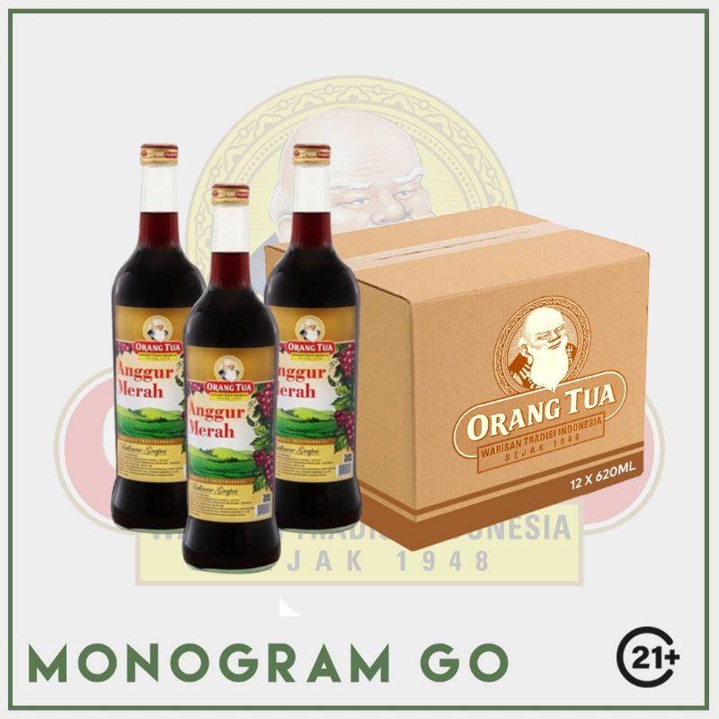 Jual Anggur Merah Gold Cap Orang Tua 620 Ml 1 Karton Isi 12 Botol Shopee Indonesia 7787