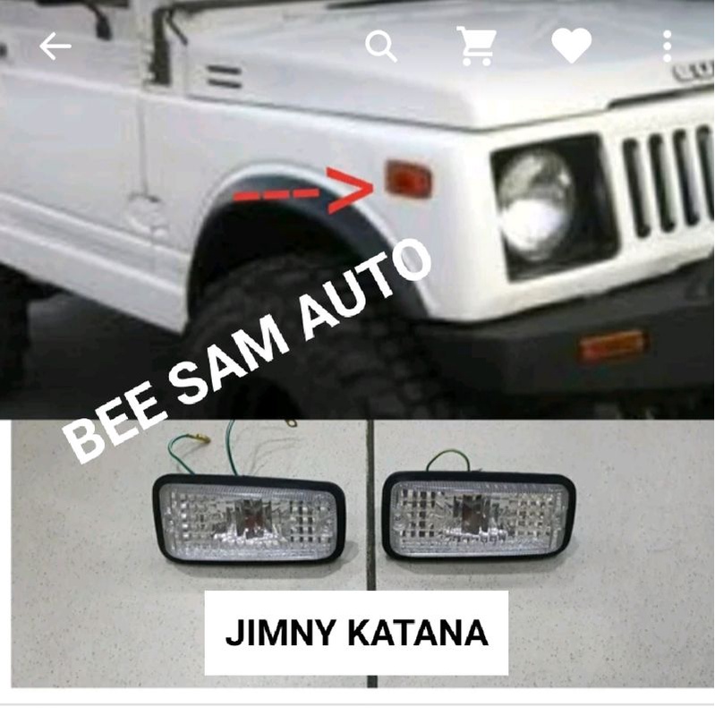 Jual Lampu Sein Samping Kristal Jimny Katana Shopee Indonesia