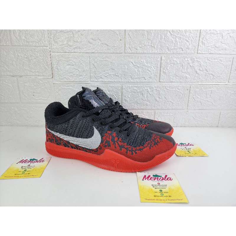 Jual Nik3 Kobe Mamba Rage Scorpion Black Red Basket Shopee Indonesia