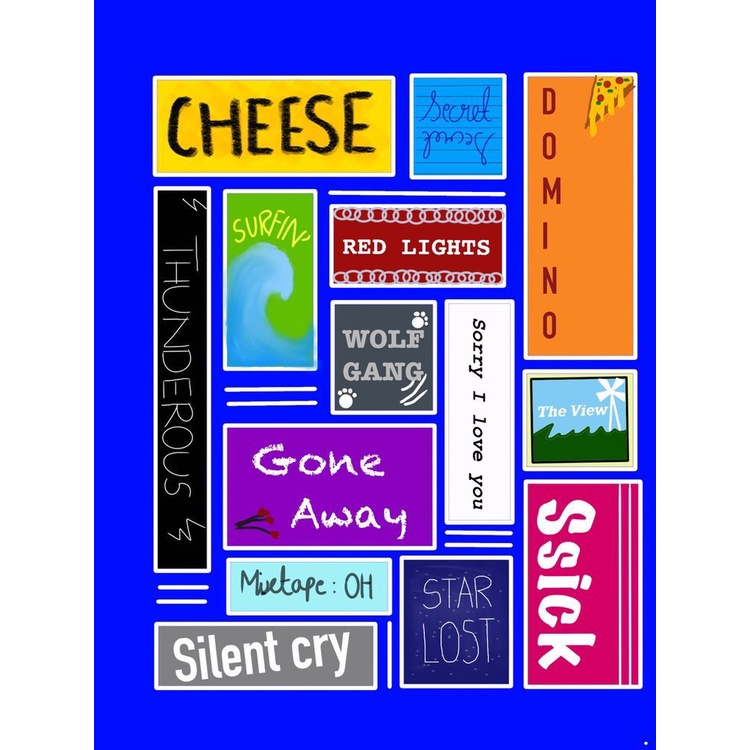 Jual Sticker Aesthetic Stray Kids KPOP Sticker Laptop Sticker