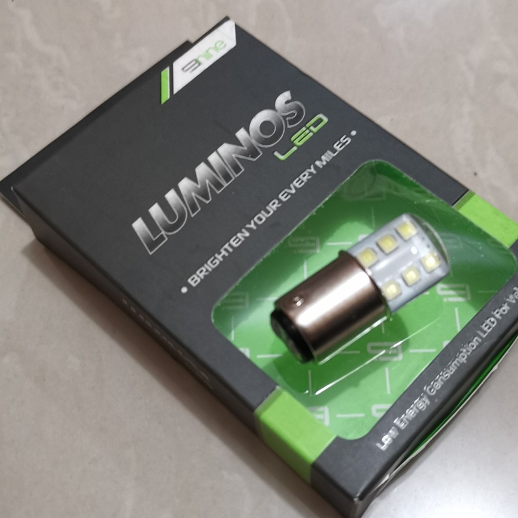Jual Lampu Rem Stop Luminos Led Crystal 12 Titik Kedip Kedip Strobo ...