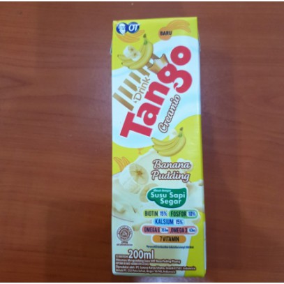 Jual Tango Creamio Drink Banana Pudding 200ml | Shopee Indonesia