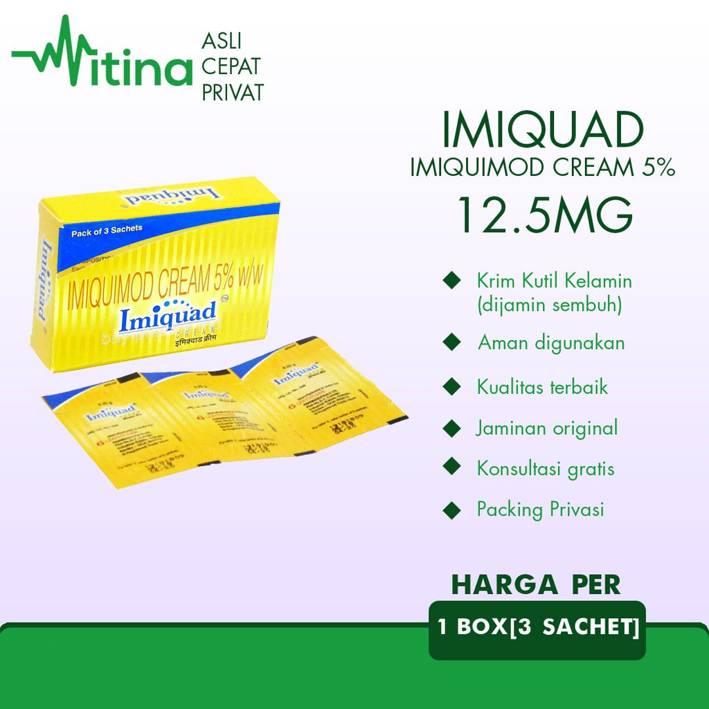 Jual Imiquimod Imiquad Krim Obat Kutil Kelamin Condyloma Jengger Ayam Genital Warts Aldara Cream 6029