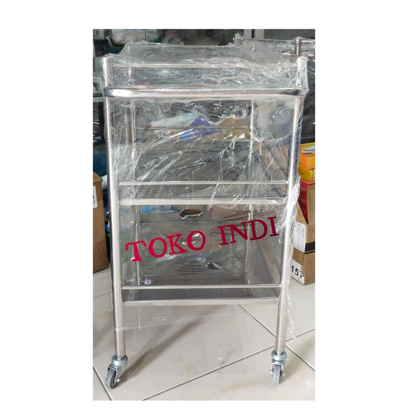 Jual Meja Instrumen 3 Tingkat Rumah Sakit,Klinik,Praktek/Troly ...