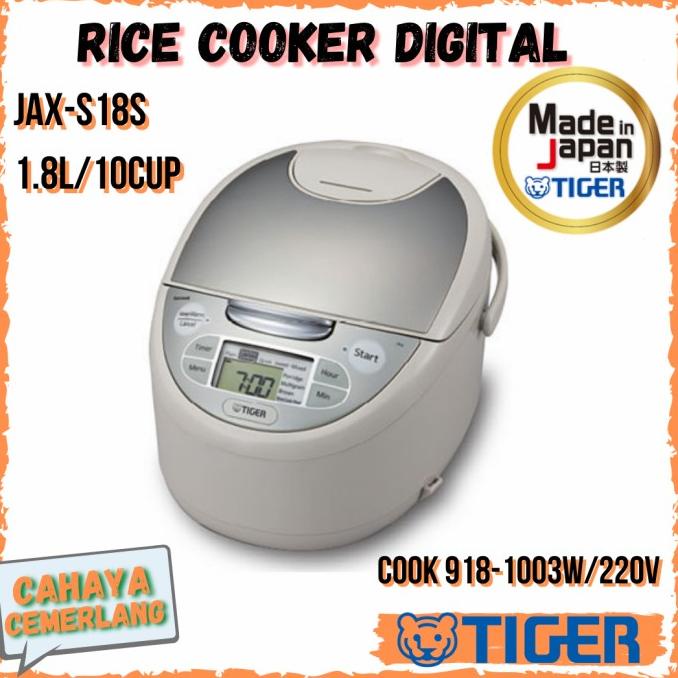 Jual TIGER RICE COOKER JAX S18S MADE IN JEPANG Shopee Indonesia
