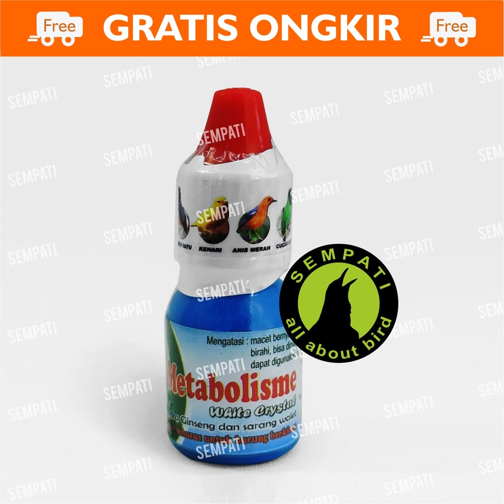 Jual METABOLISME WHITE BIRD PLUS OBAT BURUNG SAKIT MACET BUNYI