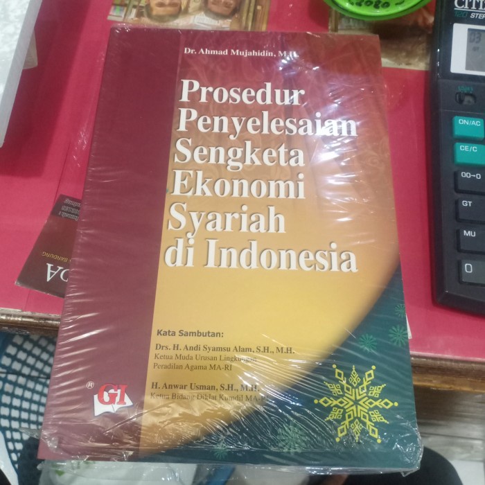 Jual Buku Prosedur Penyelesaian Sengketa Ekonomi Syariah Di Indonesia