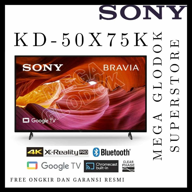 Jual SONY 50X75K UHD 4K ANDROID TV 50 INC KD-50X75K | Shopee Indonesia