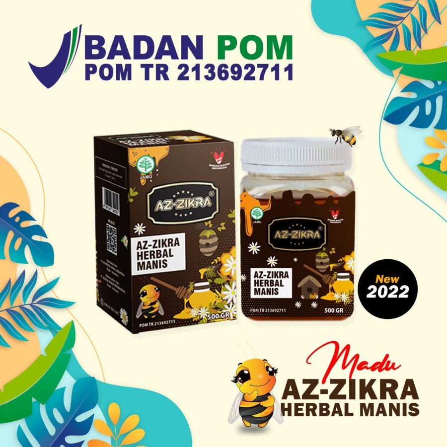 Jual Madu Az-Zikra Az Zikra AzZikra Herbal Manis 500gr Original POM ...