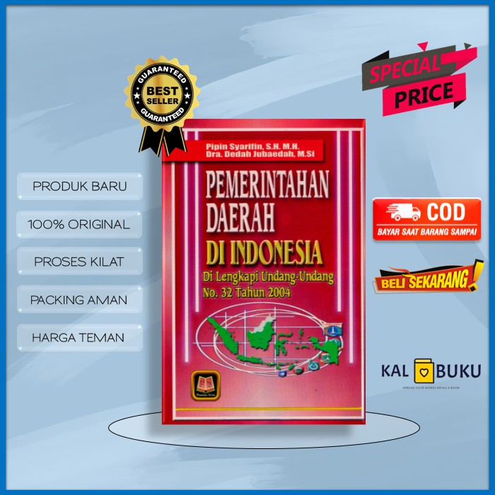 Jual Buku Pemerintahan Daerah di Indonesia karya Pengarang Pipin ...