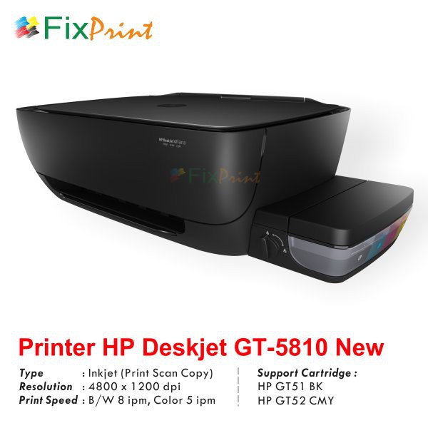 Jual Printer HP DeskJet GT 5810 GT5810 GT5810 AllinOne New Shopee