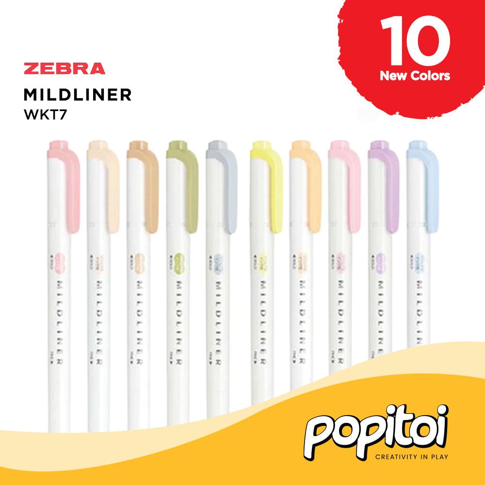 Zebra Mildliner Double-Ended Highlighter Set, 10-Colors, 1 - Fry's