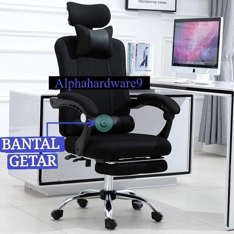 Jual Kursi Kerja Kantor Direktur Staff Jaring Gaming Hidrolis ...