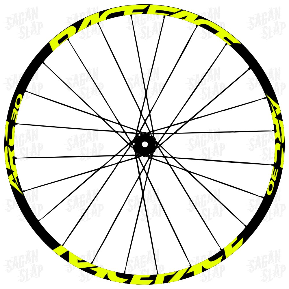 Jual Sticker RACEFACE ARC 30 Lebar Stiker 2cm Decal rim mtb downhill ...