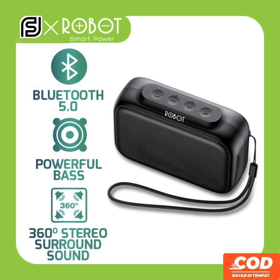Jual Speaker Bluetooth Robot RB100 Portable Wireless Super Bass Mini ...
