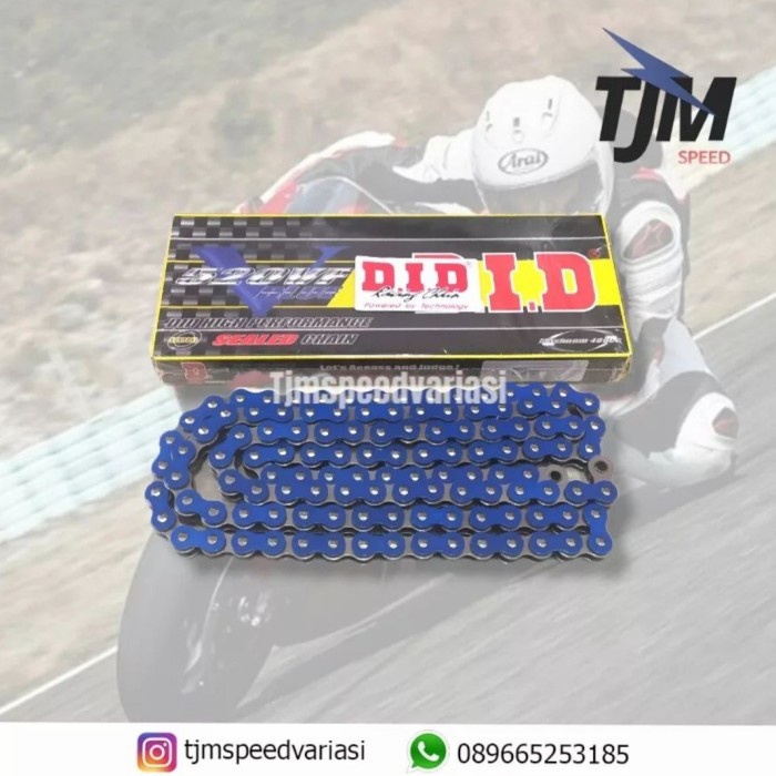 Jual Rantai DID chain 520-120 VF blue original ninja250 r25 cbr250rr ...