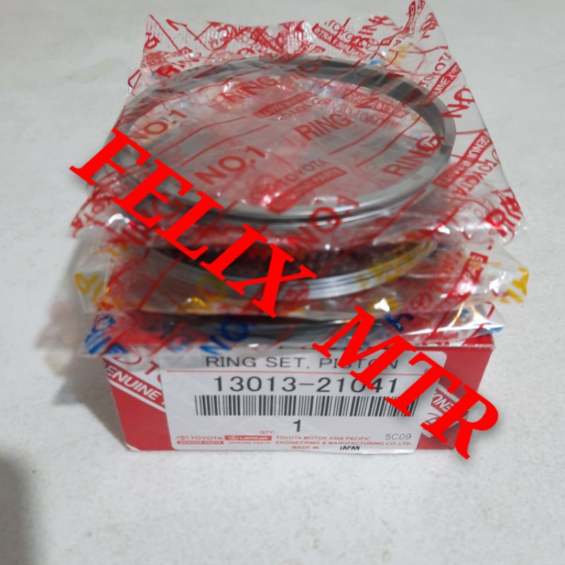 Jual RING PISTON RING SEHER SET TOYOTA VIOS YARIS LIMO 1NZ | Shopee ...