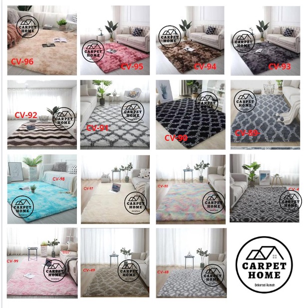 Jual Karpet Velvet Bulu Rasfur 100x150cm/120x180cm | Shopee Indonesia