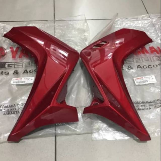 Jual Cover sayap kanan kiri yamaha Jupiter Mx Old original Merah Marun
