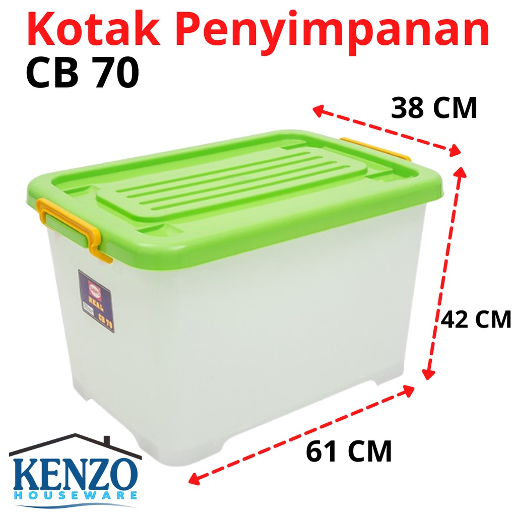 Jual Container Box Shinpo CB 70 Liter Kontainer Storage Box SIP ...