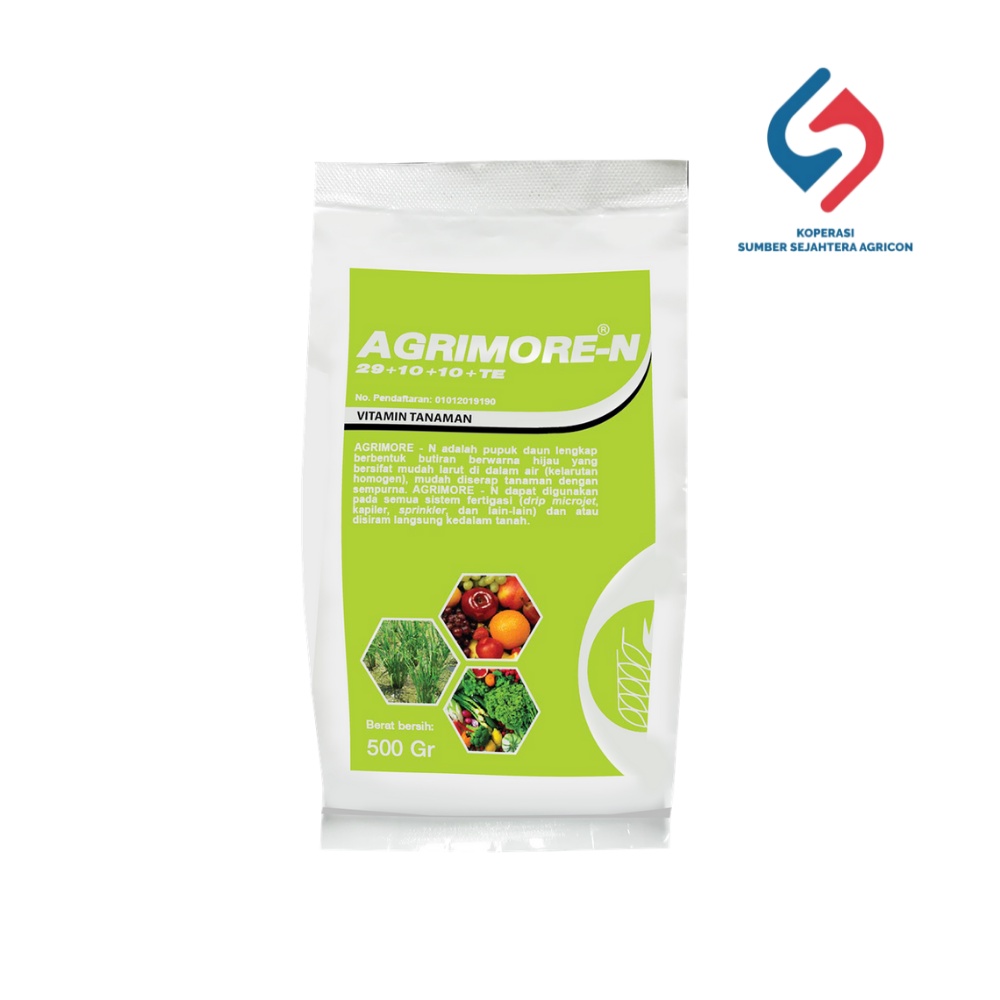 Jual AGRICON - AGRIMORE N Vitamin Pupuk Tanaman 500 gram | Shopee Indonesia