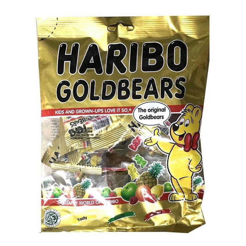 Jual HARIBO GOLDBEARS FRUIT JELLY GUMMY PERMEN JELI RASA BUAH | Shopee ...