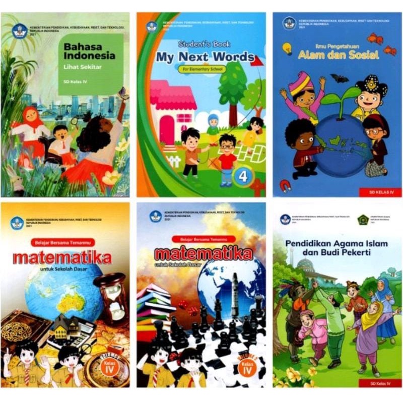 Jual BUKU PAKET KURIKULUM MERDEKA KELAS 4 SD/MI | Shopee Indonesia