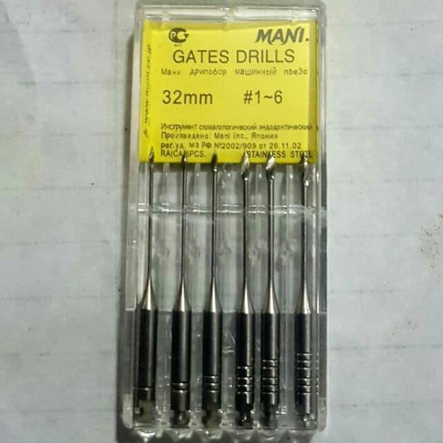 Jual Jarum Endo GATES DRILL gates glidden drill ASSORTED ISI 6 MANI
