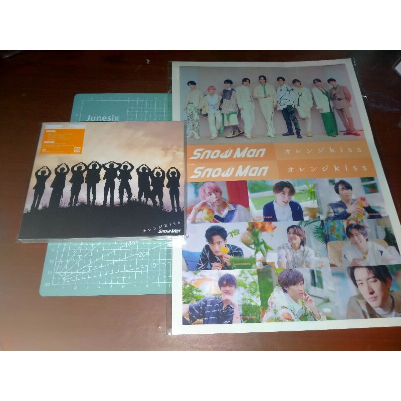 Jual Single Snow Man Orange Kiss LE A (sealed+official bonus) Shopee Indonesia