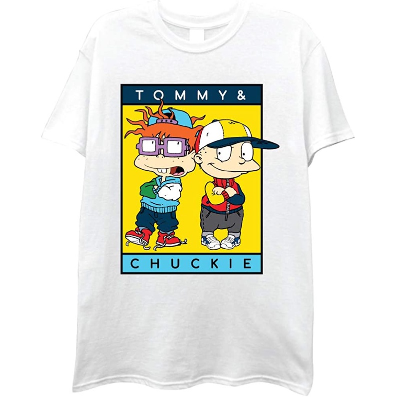 Nickelodeon Men's 90s Classic Cartoon T-Shirt - Features Rugrats, Invader Zim, Ren & Stimpy, Hey Arnold (Officially Licensed) 3 thumbnail image
