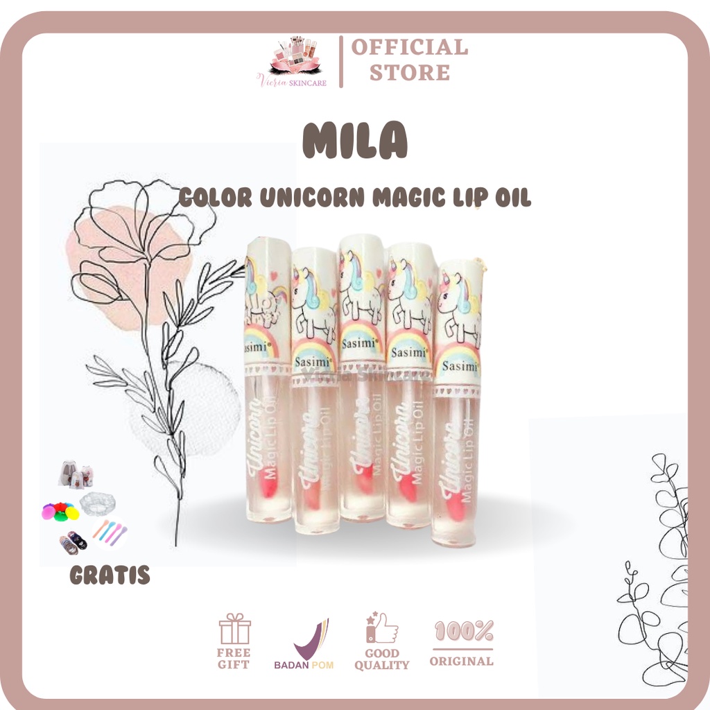 Jual mila color unicorn magic lip oil | Shopee Indonesia
