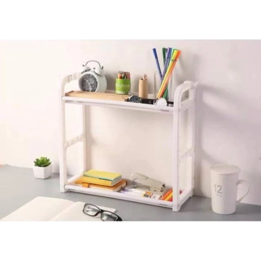 [UNIK88] YH1718 Rak Susun Plastik Serbaguna 2susun | AutoStock