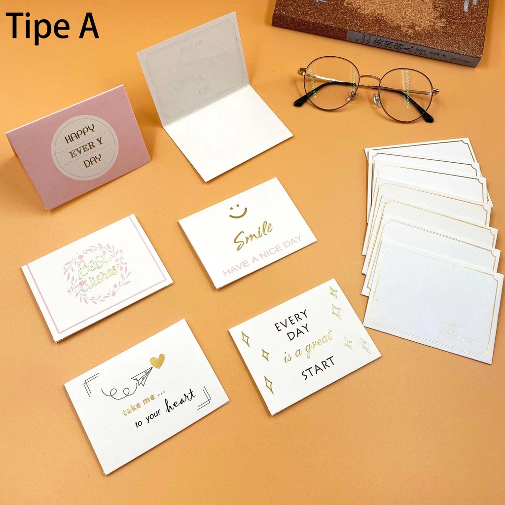 Jual Kartu ucapan ulang tahun mawar emas small fresh eropa dan amerika