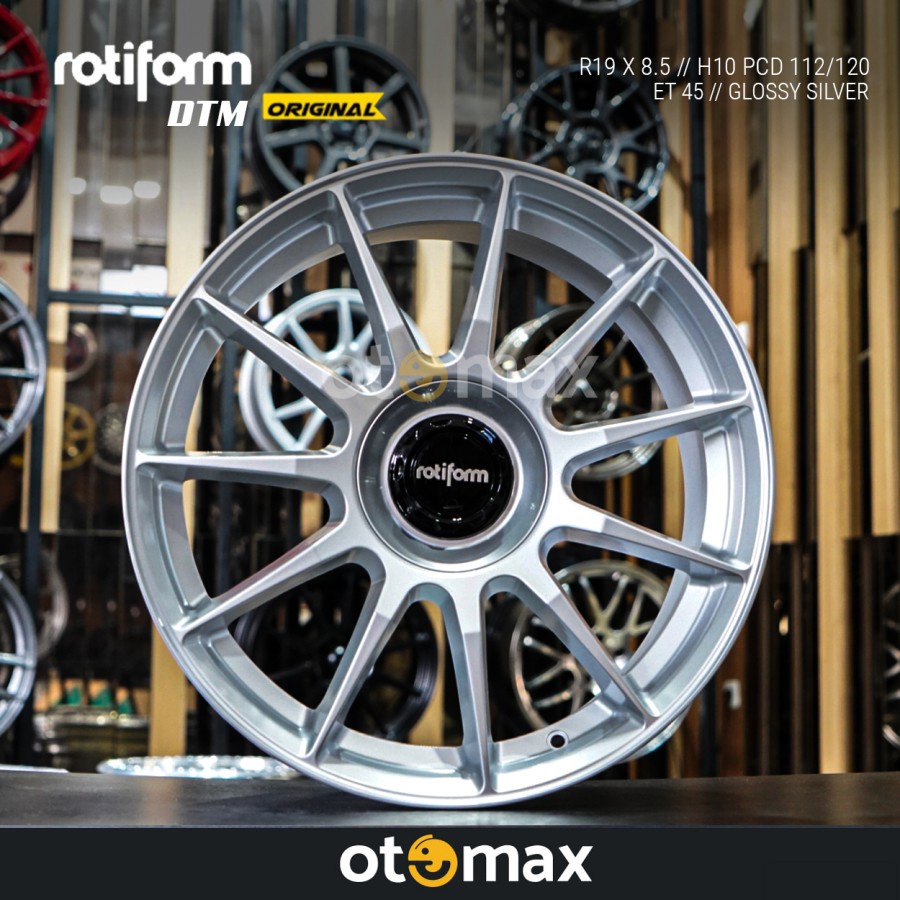 Jual Velg Mobil Rotiform DTM Original Ring 19 Glossy Silver | Shopee ...