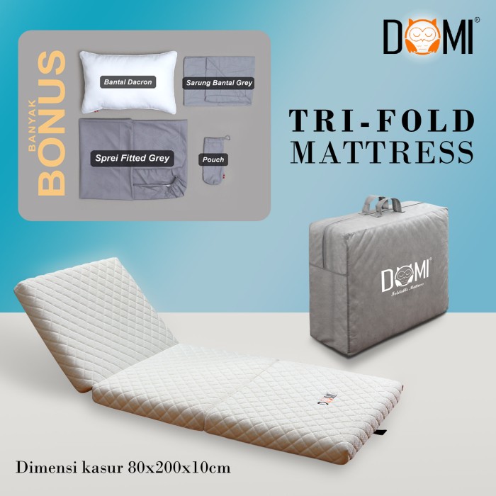 Jual Kualitas Terbaik Domi Trifold Mattress 80 X 200 Cm Kasur Busa