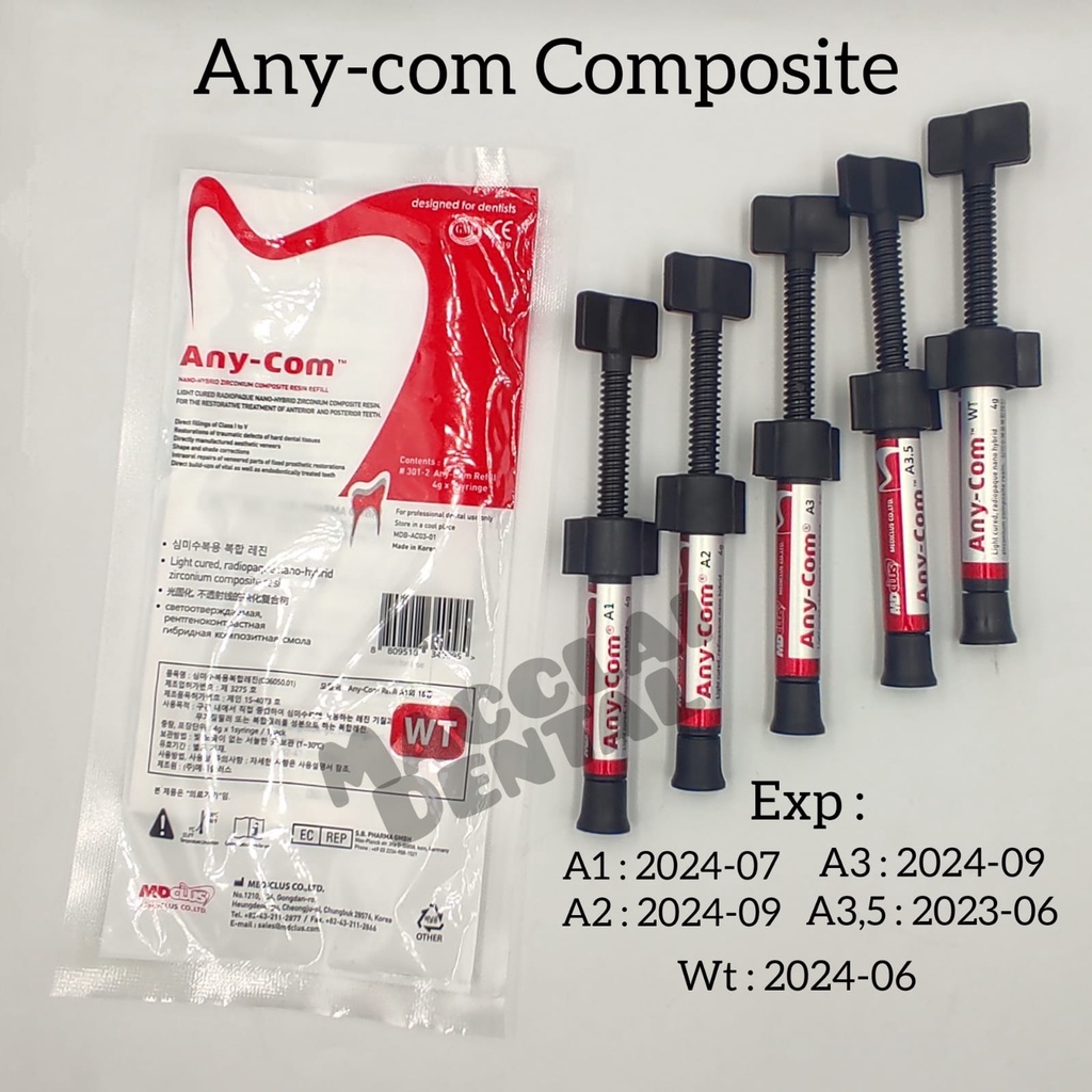 Jual DENTAL KOMPOSITE COMPOSITE KOMPOSIT COMPOSIT ANY-COM / ANY COM ...