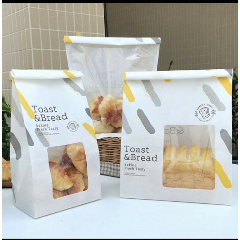 Jual Plastik roti/paperbag roti isi 10pc | Shopee Indonesia