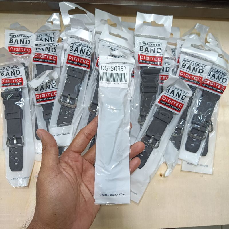 Jual Tali Jam Tangan Strap Original Digitec Kalep Karet Resin Mdg T